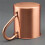 Copper Mugs (410ml), Handcrafted Pure Solid Copper No Lining Finish Mug, Smooth Rounded Lip Ergonomic Handle 2pc 5
