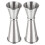 2 Pcs Jigger for Bartending, Cocktail Jigger 2 Oz 1 Oz , Bar Accessories, Cocktail Measuring Cup, Silver 1