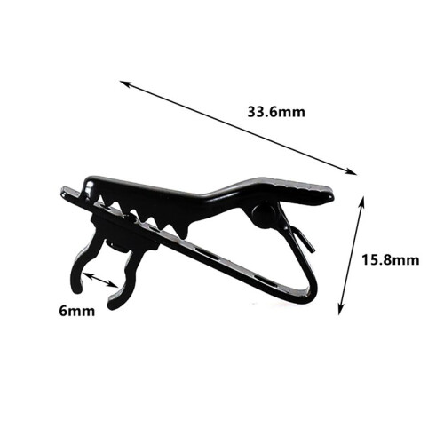 Microphone Cable Holder Clasp Alligator Clip  Mic Lapel Clamp for Secure Placement for Improved Audio Recording 2