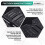 3.5 Inch Desktop Hard Disk Rack Transparent Acrylic Mechanical Hard Disk Cage External Hard Disk Storage Box 3 Layer 3