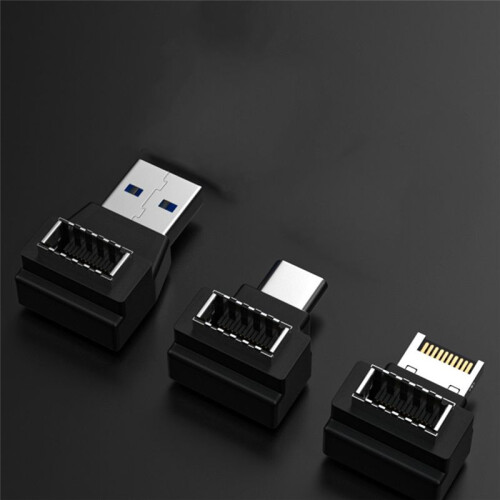 USB 3.1 Front Panel Header USB Type-E to USB Type-A Cable Adapter Connector Type E Female to USB A Male Connector 1