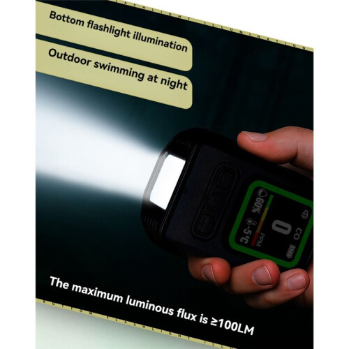 CO Concentration Detection Carbon Monoxide Sensor with Alarm Portable Temp Humidity Meter for Home Indoor Use 2