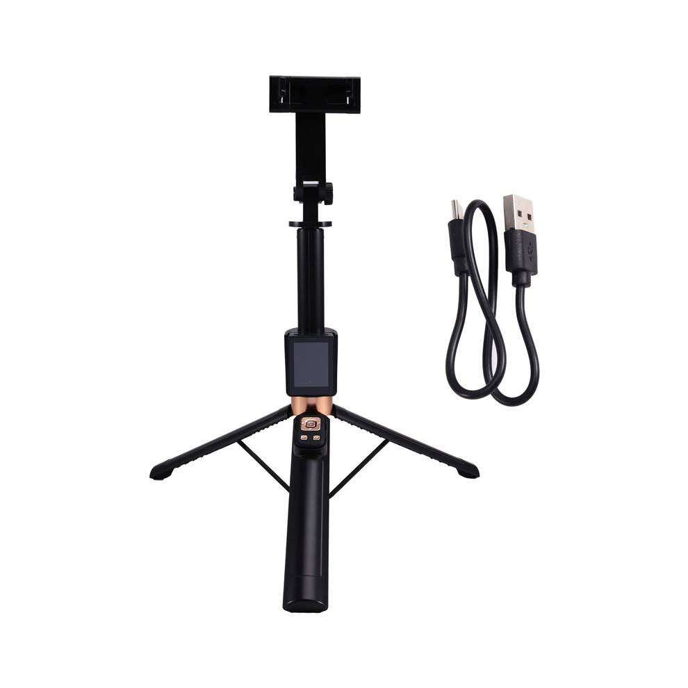 Telescopic Portable Tripod Stable Base Selfie Stick Adjustable Height 360 Rotation Live Streaming Stand With Projector 4711439736960