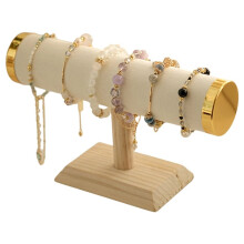 New T-Bar Jewelry Chain Hairband Watch Necklace Bracelet Display Stand Rack Holder Fashion Woman Colors Gold Size Style
