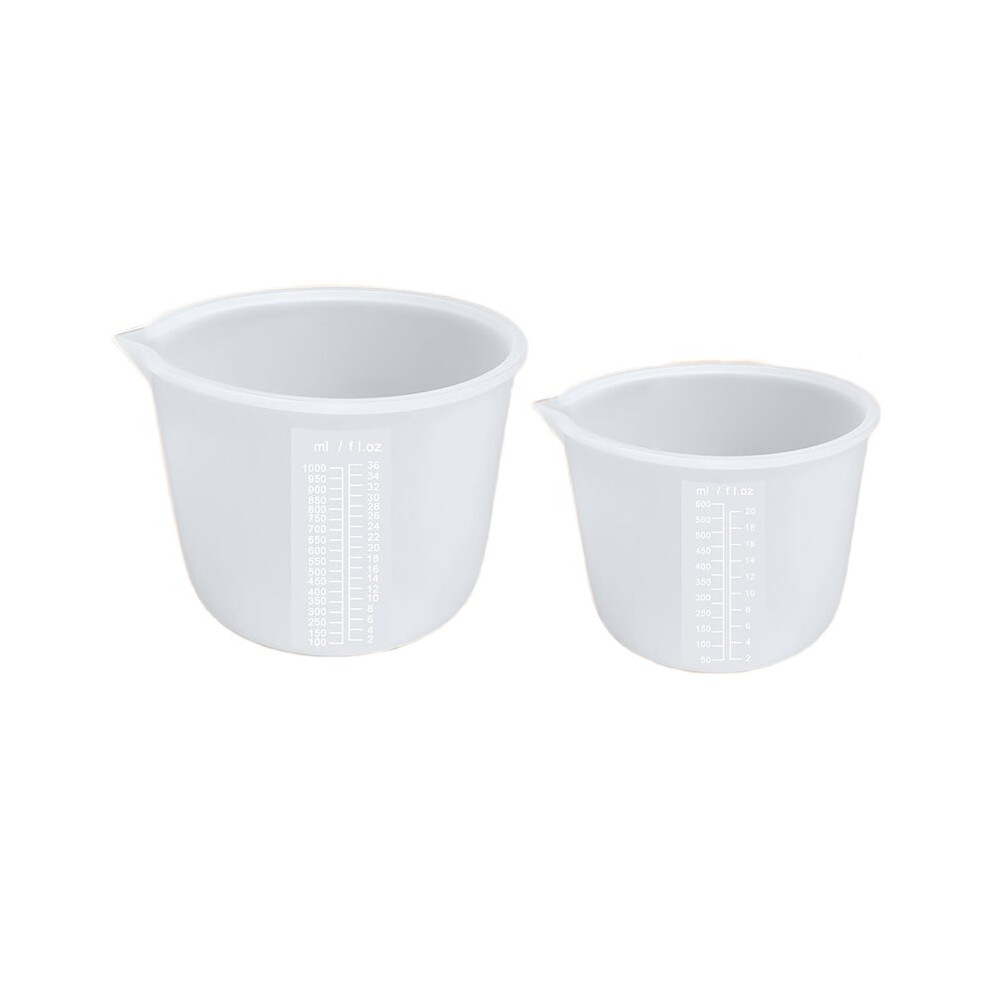 Tauoh 2Pcs Silicone Cups For Melting Chocolate Chocolate Melter (600Ml & 1000Ml) Baking Supplies For Diy Chocolate Molds