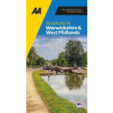 AA 50 Walks in Warwickshire Paperback Book