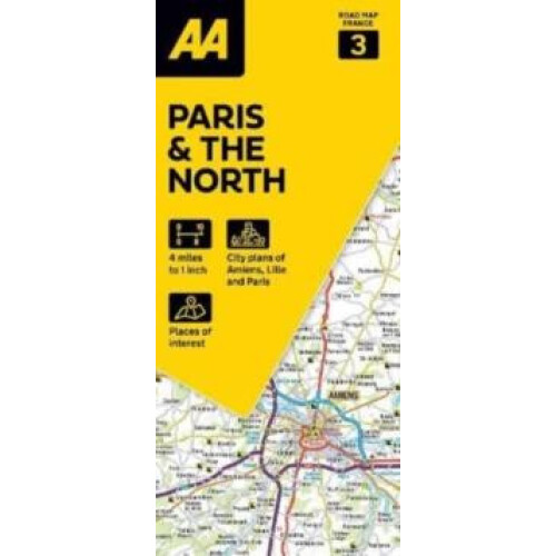 AA Road Map Paris amp The North Other Book