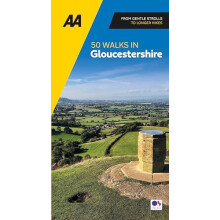 AA 50 Walks in Gloucestershire Paperback Book