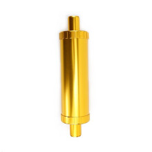 24 mm Schalldämpfer, Geräuschreduzierer, Auspuffrohr für Standheizung, Edelstahl, Rund, für Auto, LKW, Wohnwagen, Wohnmobil, Gold