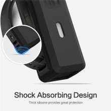 SIKAI CASE Custodia Protettiva In Silicone per 737 Power Bank da 24.000 MAh con Slot per Scheda /SIM, Foro per Dado da 1/4 di Pollice,