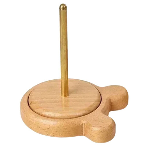 Wooden Yarn Holder Knitting Tools Beginner Crochet Accessories Stand Sewing Thread Spool Wool  Winder Stand Tool B 1