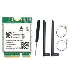 Karta WiFi7 RTL8922AE 6338 Mb/S 2.4G/5G/6G Bluetooth5.4 M.2 NGFF Bezprzewodowa Karta WiFi + Antena 8DB dla Systemów Win10/Win11