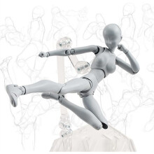 Mannequin D'Artiste, Fournitures de Figurines, Outils de Dessin, Petit Modèle de Figurine pour Croquis, Peinture, Figurine, A