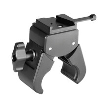 Support de Batterie en Aluminium à Monture en V avec Mâchoires Réglables. Plaque de Batterie Polyvalente à Monture en V pour Équipement