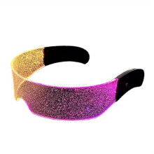 Cool Luminous Colorful LED Light Glasses Glowing Neon Light Flashing Party Glasses for Nightclub DJ Dance Party Decor