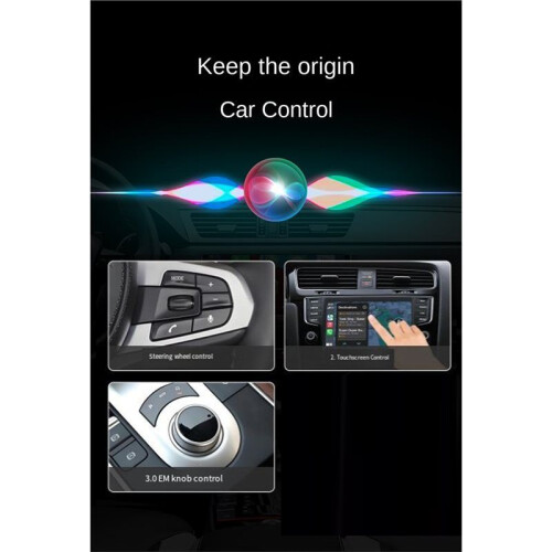Wireless Carplay Android Auto Box 2in1 Wired to Wireless Dongle Automatic Connect Adapter  PlugandPlay  Box 1