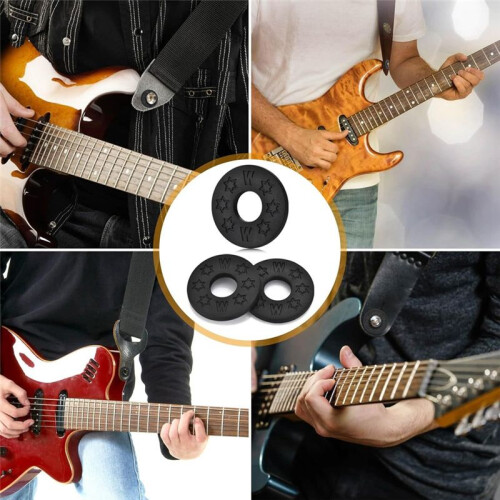 16PCS Guitar Strap Blocks, Guitar Protector Block, Strap Locks, Silicone Guitar Strap Blocks 2