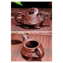 Traditional Chinese Tea Pot Red Clay Teapot Teapots Puer Tea Set and Coffee Yixing Kettle Clay Teaware Teaware Cup Brown