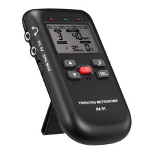 Vibrating Metronome Silent Beat Training W/ Male/Female Vocal Counts for Piano, Guitar, Drums & Ukulele Practice