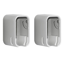 Toothbrush Holders for Bathroom with Single Slot Design Single Dispenser Toothbrush Holder for Family Travel Grey
