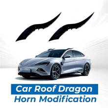 Modificação de Chifre de Dragão para Teto de Carro, Adesivo 3D com Chifres de Diabo, Decoração Universal para Teto de Carro de Halloween