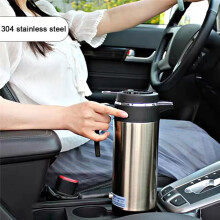 1200 ML Travel Electric Kettle Car Hot Kettle Car Truck Water Heater Large Capacity 12V 120W Auto Shut Off Fast Boiling