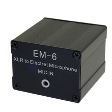 XLR Naar 3,5 mm Electretcondensatormicrofoon Microfoonkop Versterker Mixer Geluidskaart Pickupconverter