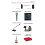 2.4G Wireless Microphone Converter System Transmitter Receiver for Dynamic Condenser Microphone Guitar Audio Mixer A 9
