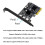Scheda di Espansione PCI-Express USB-C Tipo C da PCI-Express A USB 3.2 10 Gbps+DP1.4 per USB 3.2 Gen2 per Win/Linux 7