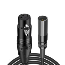 XLR 3-Pins Mannelijk Naar XLR 3-Pins Vrouwelijk Audiokabel voor Hoofdtelefoon Cinema 4K-Camera Audiolijn -XLR-Stekker