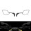 Motorcycle Rearview Mirrors Handlebar Rear View Mirror Handlebars Mirrors Motorcycle Accessorie 3