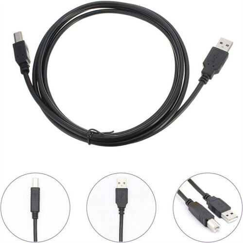 USB PC Computer Cable, Printer Cable, Suitable for Other Electronic Office  Printer Data Cable Copier Scanner Cable 1