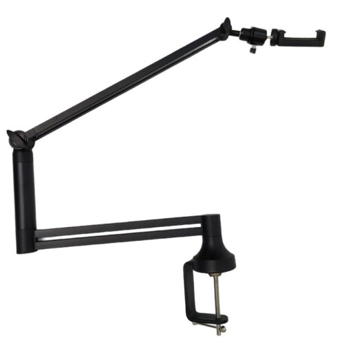 Braço de Microfone Ajustável com Gerenciamento de Cabos e Suporte para Microfone para Jogos 2