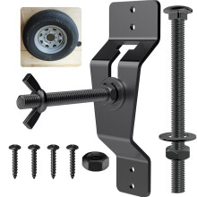 Stainless Steel Spare Wheel Tire Rack Mount Holder for Trailers Garages Wall-Mounted