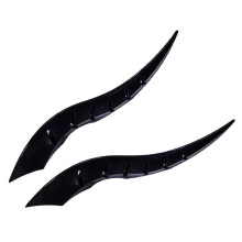 Car Roof Dragon Horn Modification, Car 3D Devil Horns Sticker Ornament, Universal Halloween Car Roof Decoration