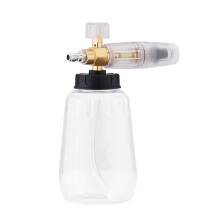 Hidrolimpiadora de Alta Presión para Coche, 1 L de Capacidad, Boquilla Ajustable de Conexión Rápida de 1/4 Pulgada, Transparente