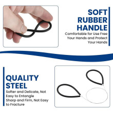 4 Pcs Ceramic Clay Pottery Throwing Trimming Spinner Tool, 30mm/38mm/45mm Clay Ceramic Rotary Tools with Cutters Wire