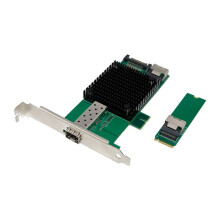 M.2 10G SFP+ Server Netwerkkaart Glasvezel JL82599EN Gegevensoverdracht Compatibel met Industriële Computers