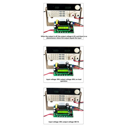 LCD Display  CNC Boost Constant Voltage Constant Current Module DPX800S CV CC Booster Module Boost 12V-120V 0-15A 2