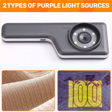 Microscope Numérique Grossissant Portatif pour L'Éducation Scientifique Loupe de Bijoutier Portable avec Loupe D'Écran