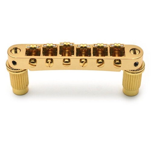 Tune-O-Matic Roller Saddle Gitarrbrygga LP-Stil Stämhjul och Låsning för LP 6-Strängade Gitarrer Elgitarr, B 1