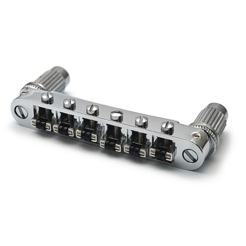 Tune-O-Matic Roller Saddle Gitarrbrygga LP-Stil Stämhjul och Låsning för LP 6-Strängade Gitarrer Elgitarr, A 2