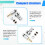HiFi Headphone Cable 4.4 Balanced Plug 3.5 Plug 2.5 Balanced Plug Mid-Range Slider 0.78 Pin Black 4
