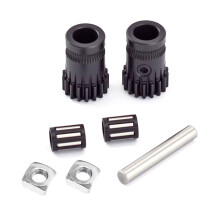 Dual Drive Gear Extruder Kit voor Prusa I3 Mk3S MK3 MK2 MK2S MK2.5 3D Printer Extrusiewiel Verbeterde Filament Grip