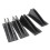4PCS Car Rear Lower Spoiler Sporty Universal Rear Bumper Chassis Diffuser Lip Wing Splitter 3