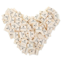200PCS Sewing Labels for Handmade Items, Handmade with Love Embossed Tags Sew  Clothing, Fabric Labels