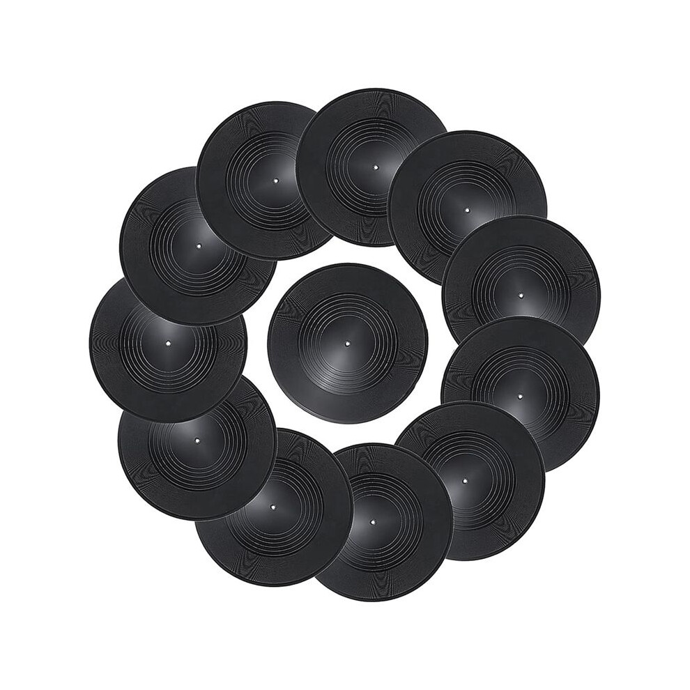 12 Pieces Vinyl Records Decor 12 Inch Fake Vinyl Records Plain Record Decorations For Wall Aesthetic Home Studio Room 6031549517807