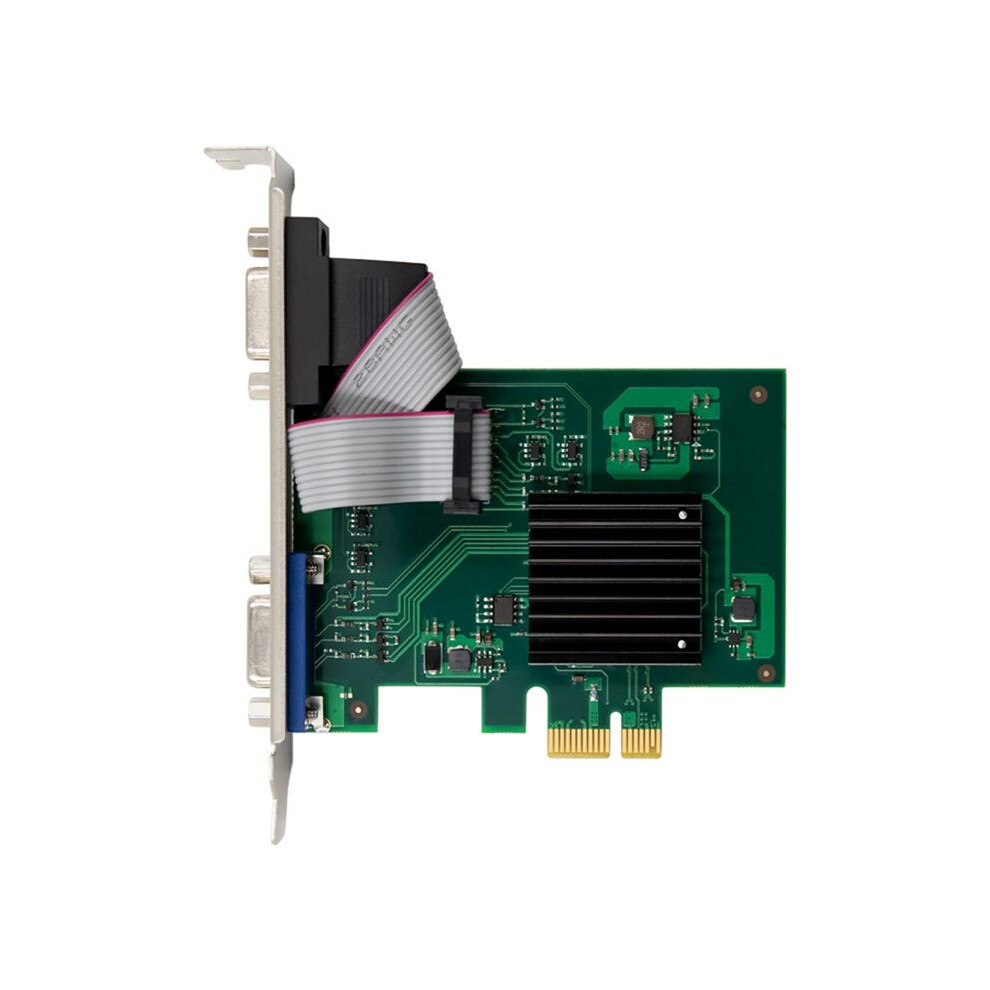 Photos - Graphics Card SM750 PCIE 2 Port Serial Expansion Card VGA Industrial-Grade 2D 1920 X 1440 HD Card 64MB DDR