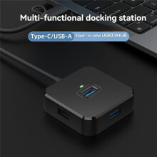 4-in-1 USB Splitter HUB USB 3.0 Hub Laptop One Drag Four Expansion U Disk Multi-Interface Extension Dock Splitter