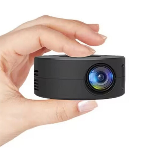 -Sized Home Projector for Mobile Phones Capable of Simultaneous Projection  the Same Screen White 2